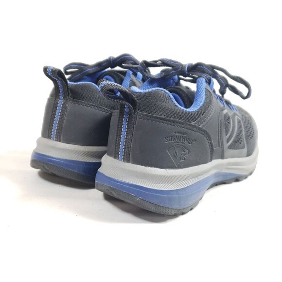 Herman Survivors Womens Size 6 Steel Toe Safety Shoes Black & Blue Composite Toe - Picture 4 of 9